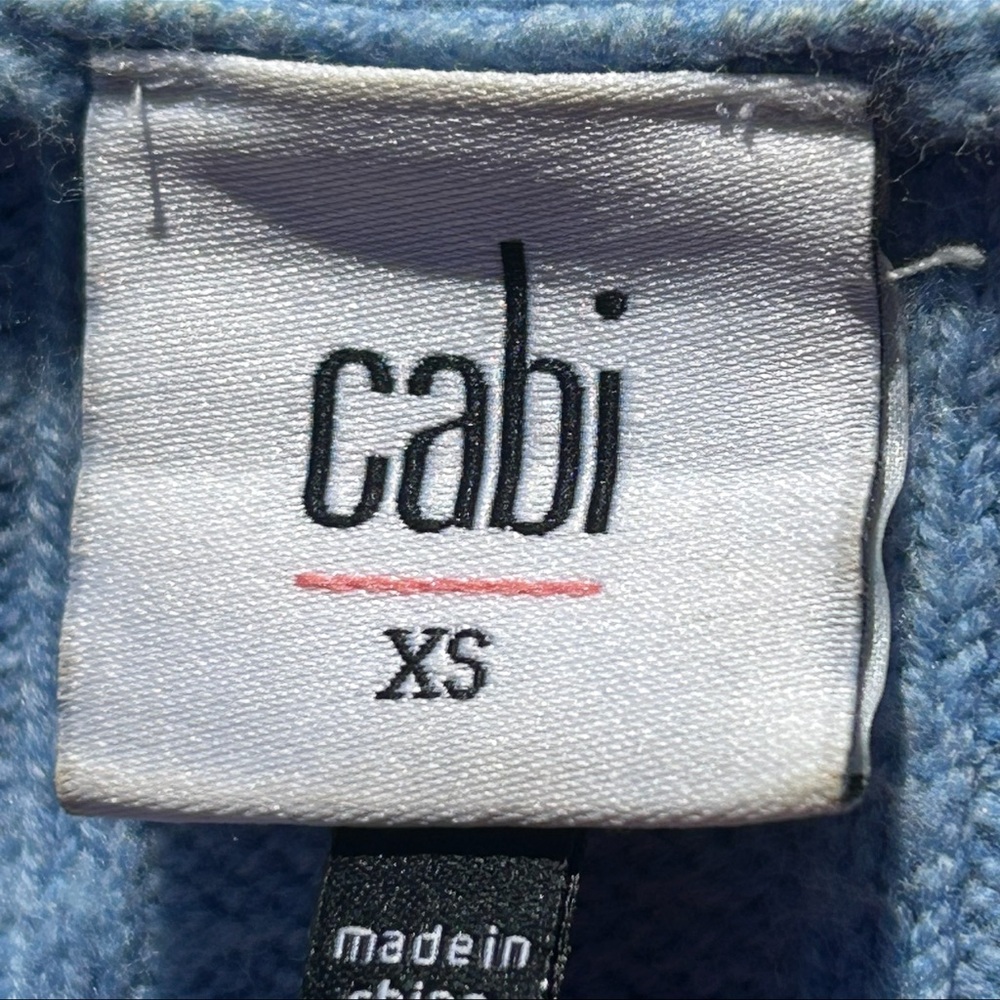 CAbi Scenic Baby Blue Ribbed Cardigan Sweater - Picture 6 of 8